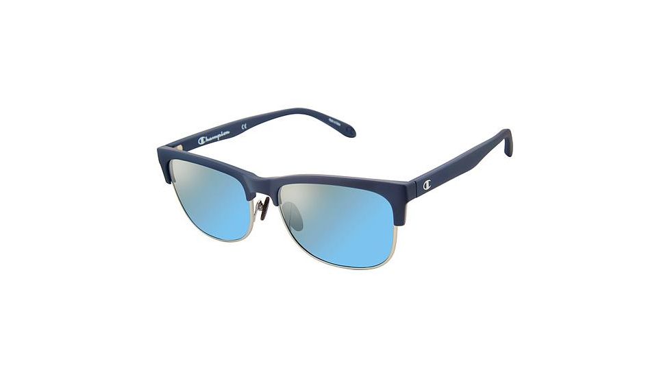 Champion Eyes 6052 Sunglasses - Frame Navy, Lens Color Blue Flash CU605203