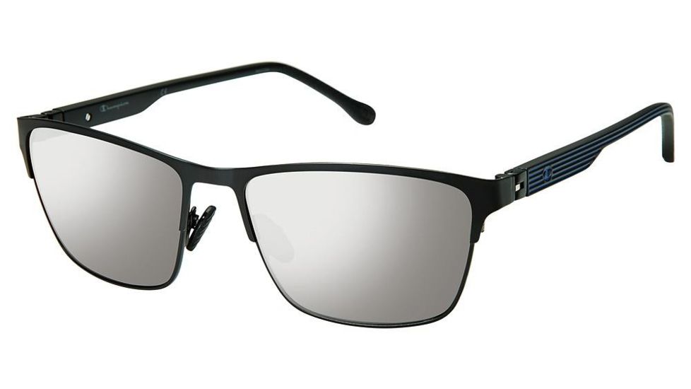 Champion Eyes 6063 Sunglasses - Frame BLACK, Lens Color Silver Flash, Size 58/17mm CU606301