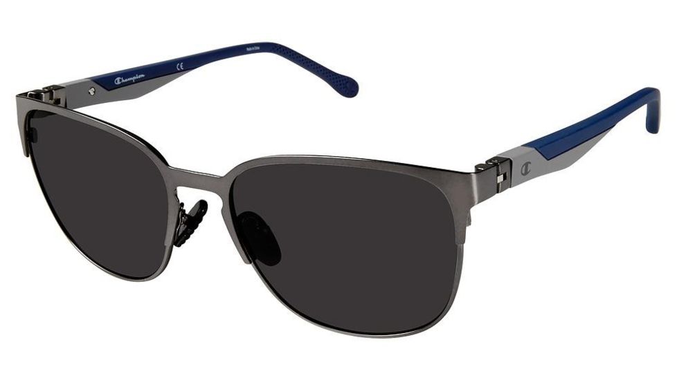 Champion Eyes 6064 Sunglasses - Frame GUNMETAL, Lens Color Grey, Size 55/17mm CU606402