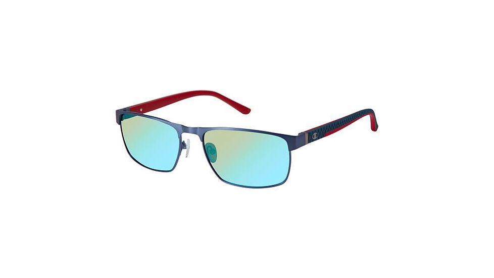 Champion Eyes FL6004 Sunglasses - Frame MATTE NAVY/RED, Lens Color Navy Flash, Size 58/18mm CUFL600401