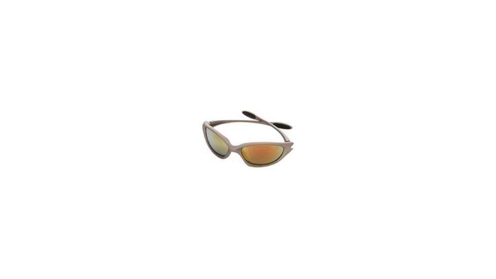 Champion Target Sunglasses w/ Full Bronze Frame-Orange Lenses