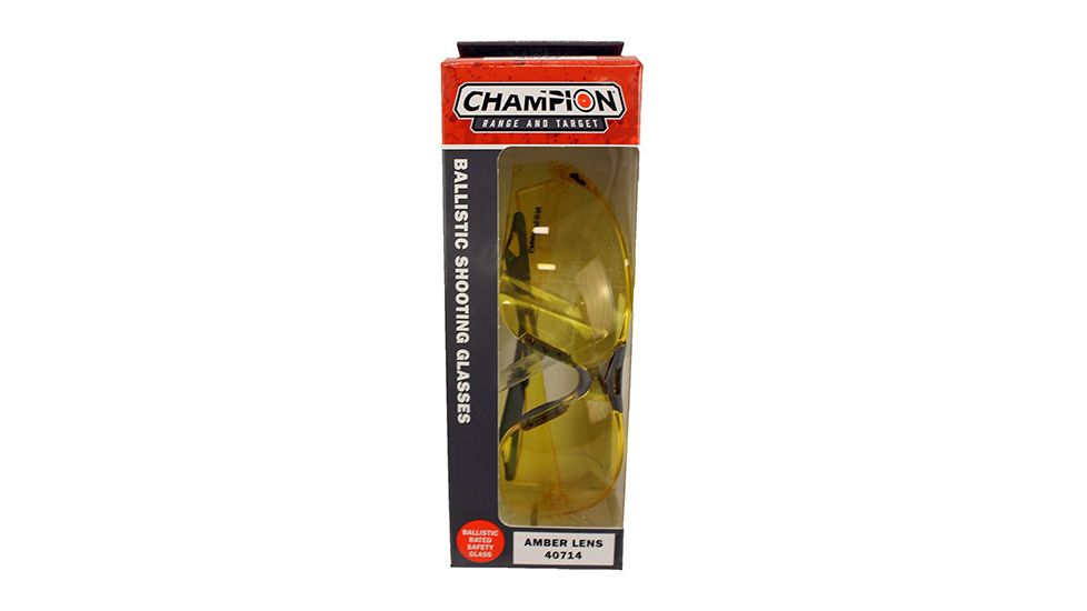 Champion Ultra Light Amber Shooting Glasses, 40714