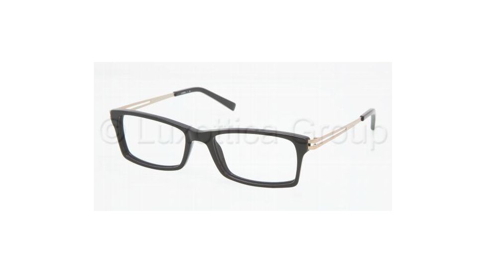Chaps ACETATE MAN OPTICAL FRAME CP3043 Single Vision Prescription Eyewear 501-5117 - Black 