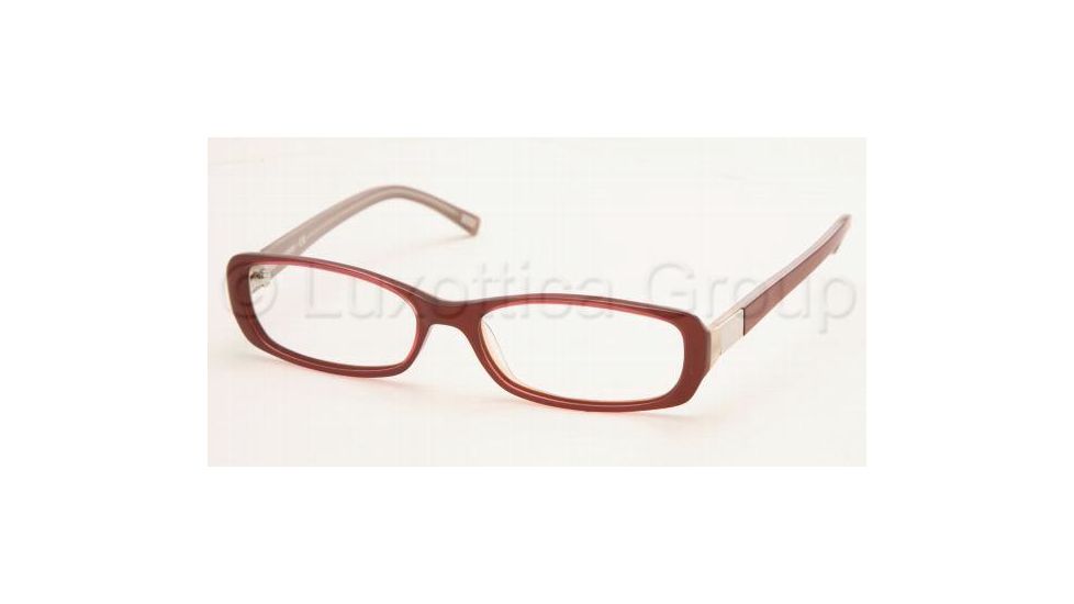 Chaps Eyeglasses CP3004-575-5416 with No-Line Progressive Rx Prescription Lenses - Plum Pearl Frame w/ 54 mm Diameter Lenses