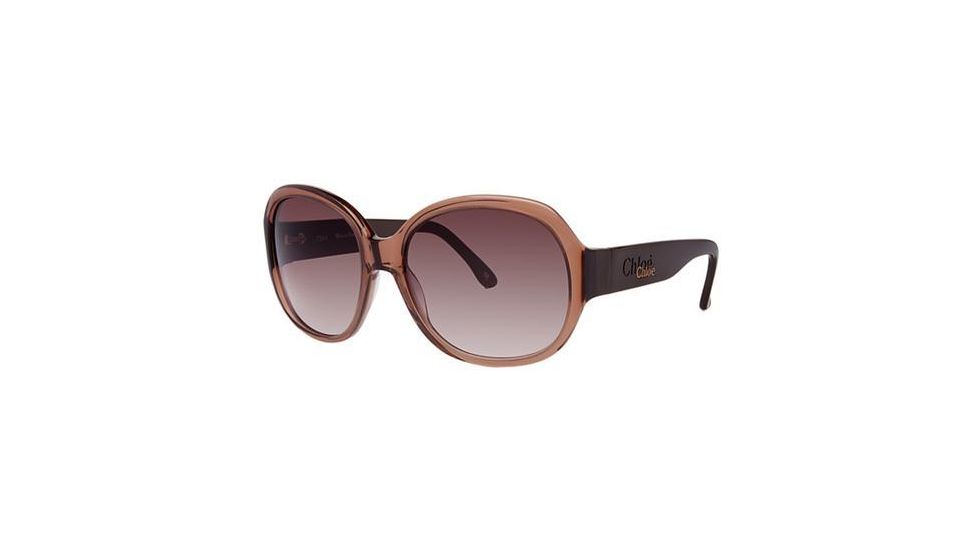 Chloe CL2214A Sunglasses - Frame Brown, Lens Color Graduated Brown, Size 60/17mm CL2214A02