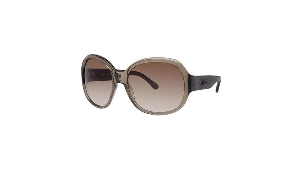 Chloe CL2214A Sunglasses - Frame Kahki, Lens Color Graduated Kahki, Size 60/17mm CL2214A03