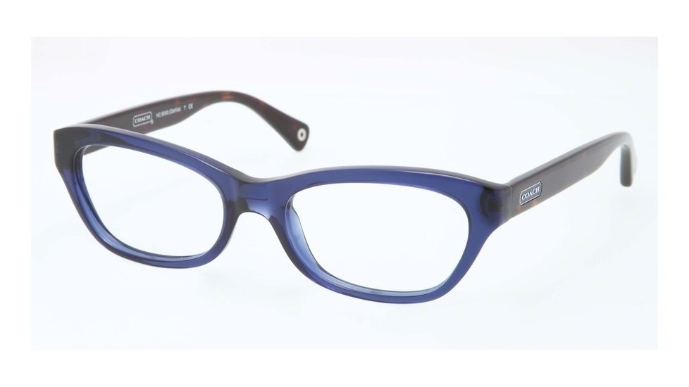 Coach DAHLIA HC6045 Eyeglass Frames 5163-53 - Navy/Dark Tortoise Frame