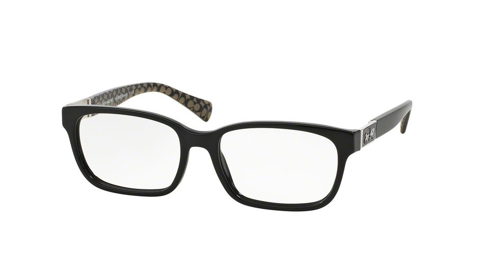 Coach DARCY HC6062 Eyeglass Frames 5261-51 - Black/Black Military Sig C Frame