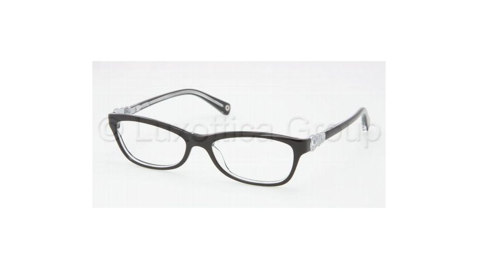 Coach ELISE HC6014 Eyeglass Frames 5048-4815 - Black/Crystal 