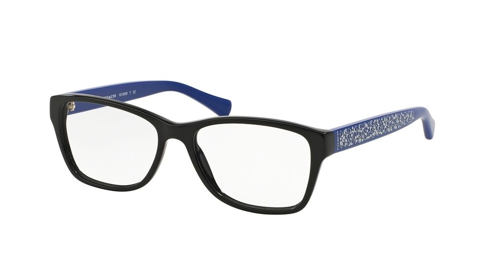 Coach HC6068 Eyeglass Frames 5282-54 - Black/Blue Frame