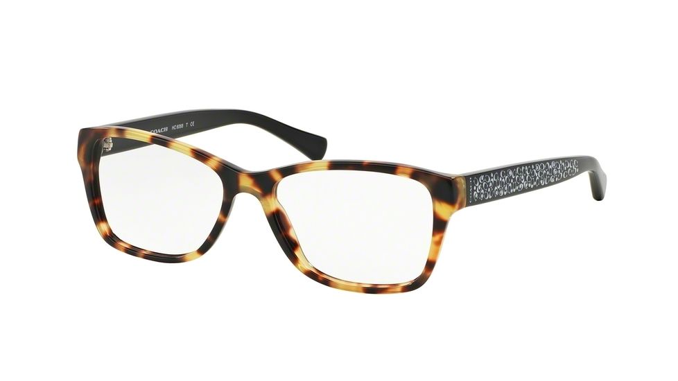 Coach HC6068 Eyeglass Frames 5311-54 - Tokyo Tortoise/Black Frame