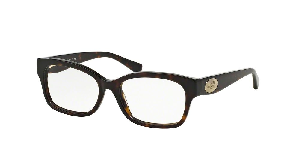 Coach HC6071 Eyeglass Frames 5120-52 - Dark Tortoise Frame