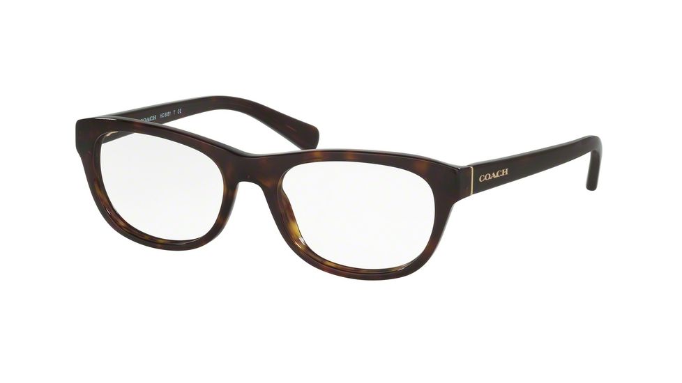 Coach HC6081F Eyeglass Frames 5120-53 - Dark Tortoise Frame