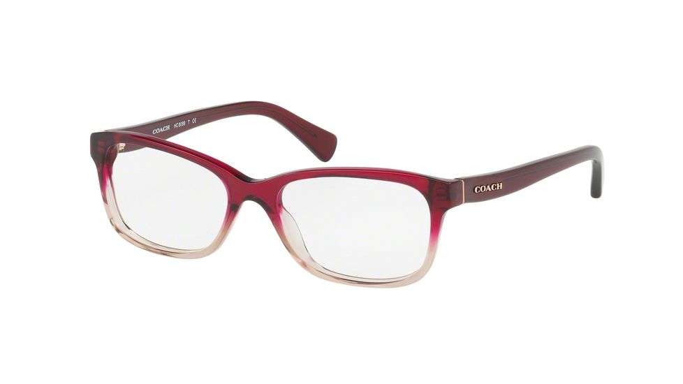 Coach HC6089 Progressive Prescription Eyeglasses 5484-49 - Red Sand Gradient Frame