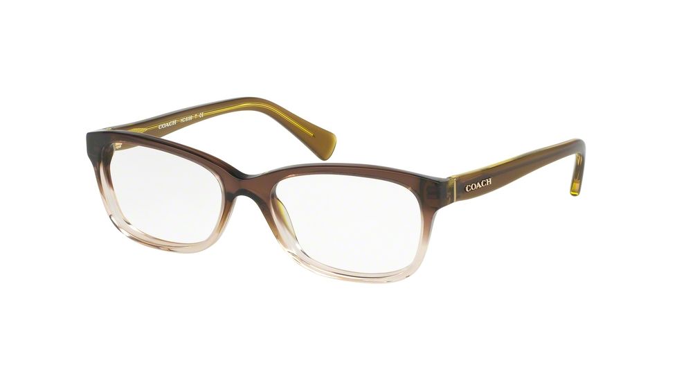 Coach HC6089F Eyeglass Frames 5400-51 - Olive Brown Gradient/Olive Frame