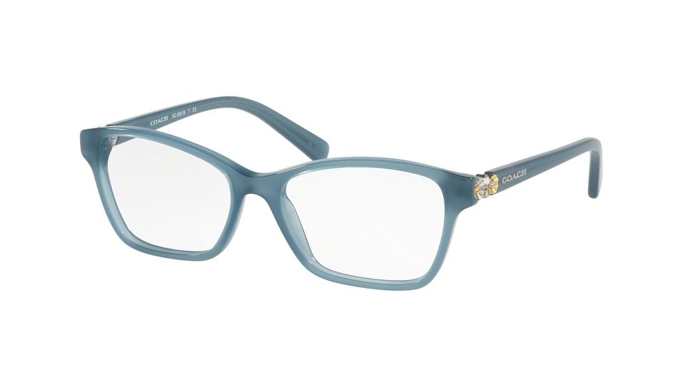 Coach HC6091BF Eyeglass Frames 5399-53 - Milky Blue Frame