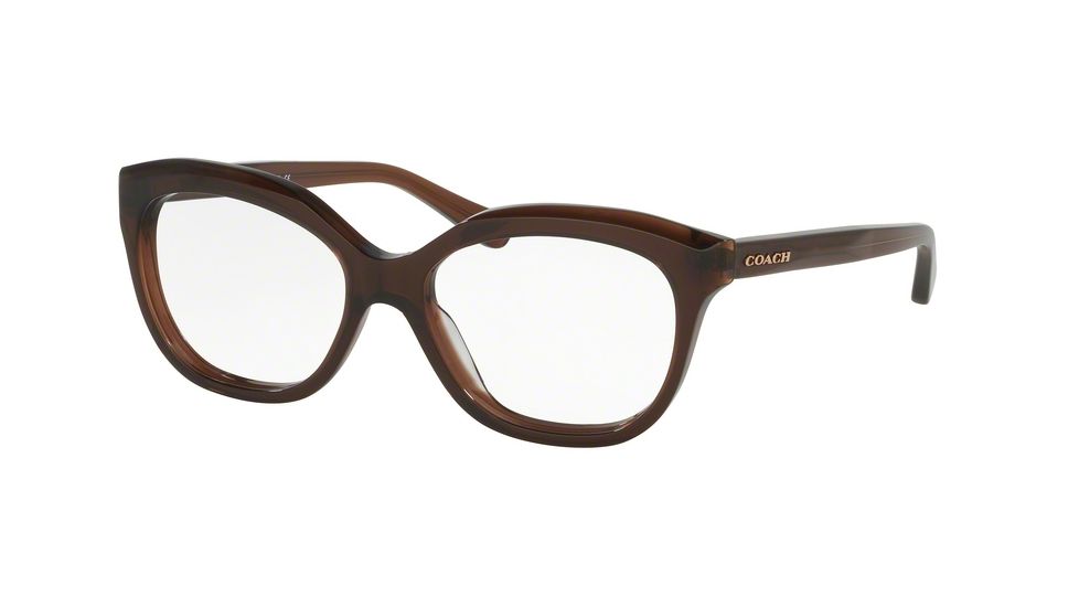Coach HC6096F Bifocal Prescription Eyeglasses 5430-53 - Dark Brown Frame