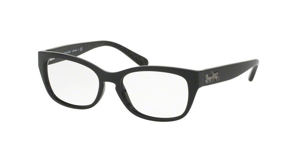 Coach HC6104 Eyeglass Frames 5420-50 - Black/Black Gunmetal Frame