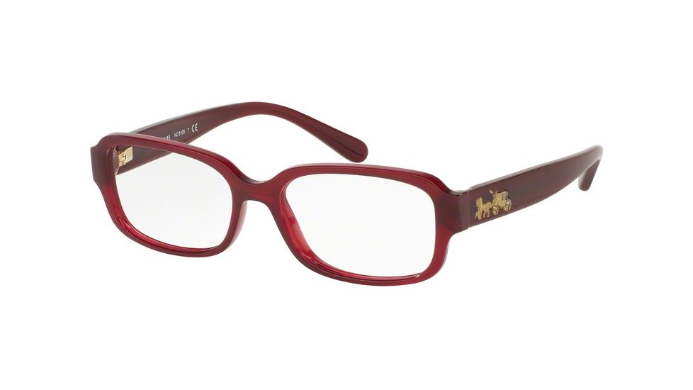Coach HC6105 Eyeglass Frames 5450-51 - Aubergine Frame