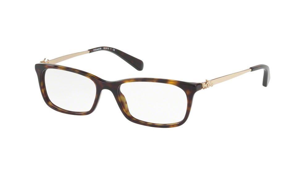 Coach HC6110F Eyeglass Frames 5485-54 - Dark Tortoise Frame