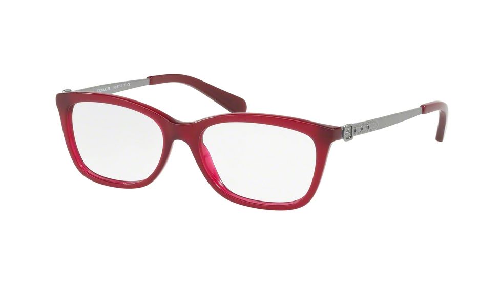 Coach HC6114F Eyeglass Frames 5503-53 - Aubergine Frame, Demo Lenses