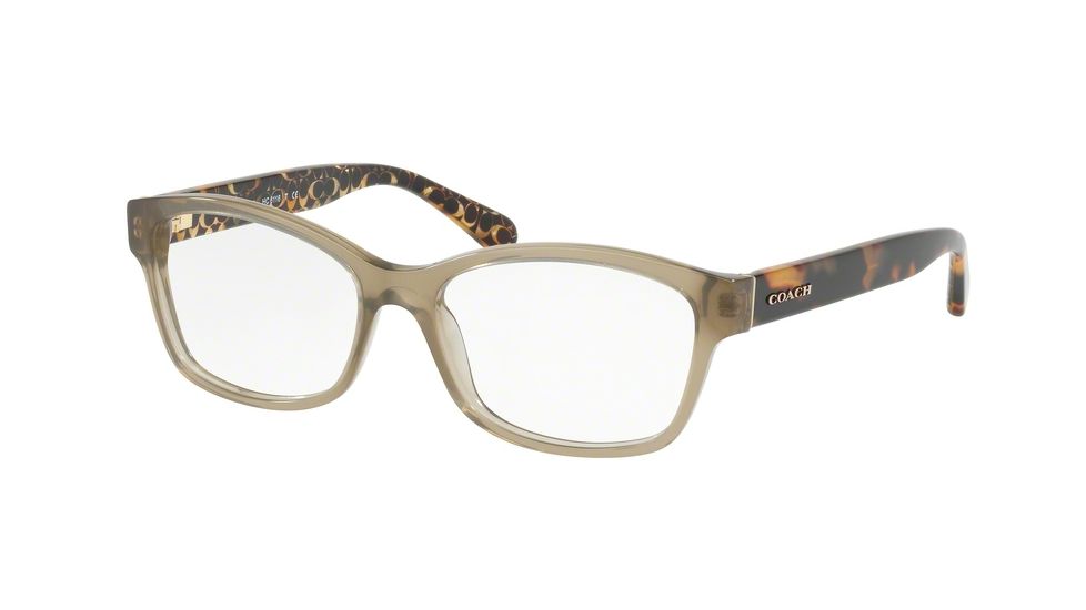 Coach HC6116 Eyeglass Frames 5508-52 - Olive Frame, Demo Lenses