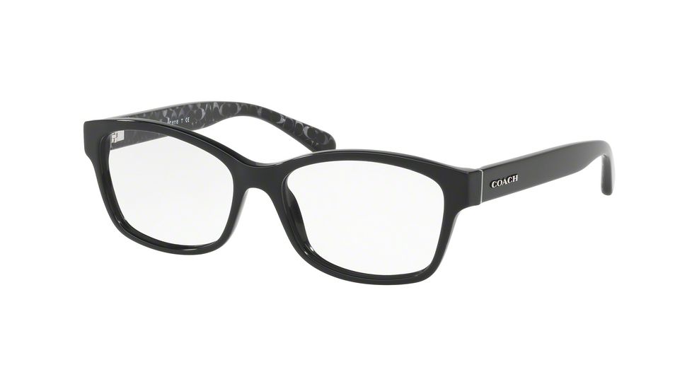 Coach HC6116 Eyeglass Frames 5510-52 - Black Frame, Demo Lenses