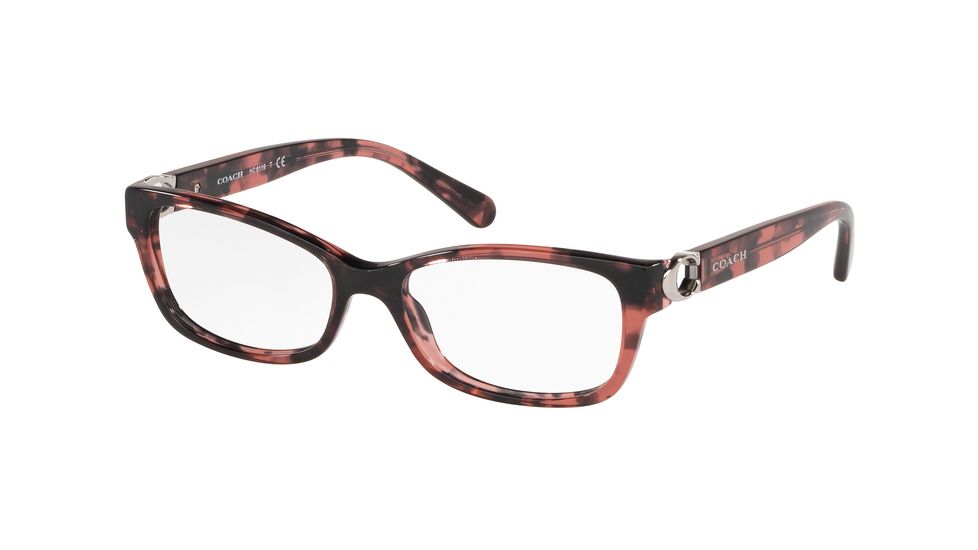 Coach HC6119F Eyeglass Frames 5577-53 - Pink Tortoise