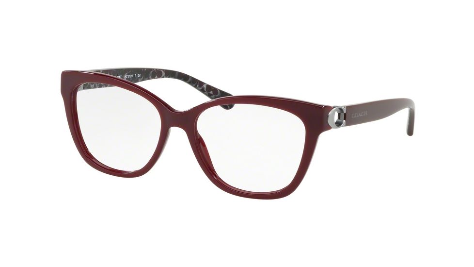 Coach HC6120 Prescription Eyeglasses, 52mm, Oxblood, HC6120-5509-52-SV