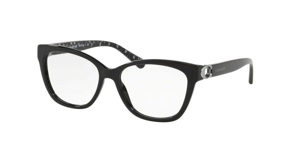 Coach HC6120 Prescription Eyeglasses, 52mm, Black, HC6120-5510-52-SV