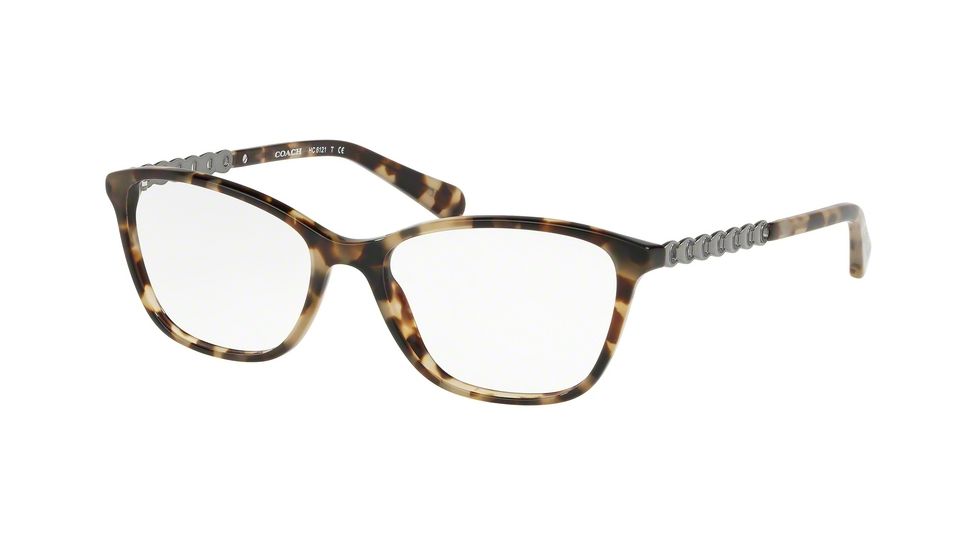 Coach HC6121 Eyeglass Frames 5518-55 - Grey Green Tort Frame