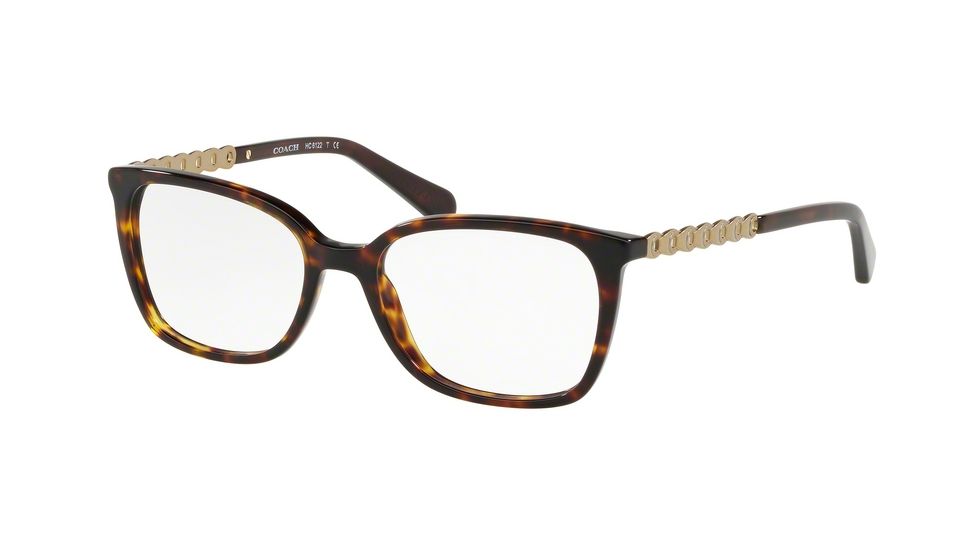 Coach HC6122F Eyeglass Frames 5485-54 - Dark Tortoise Frame