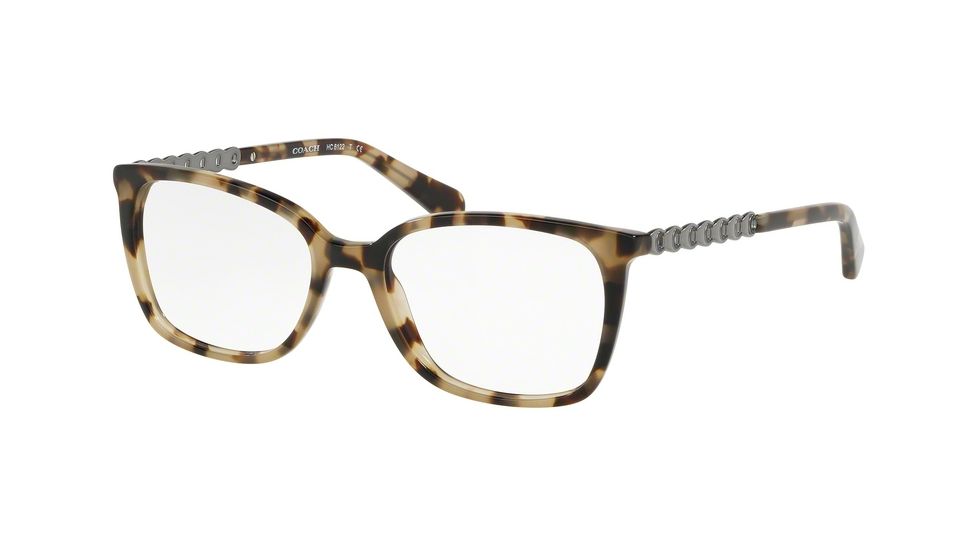 Coach HC6122F Eyeglass Frames 5518-54 - Grey Green Tort Frame