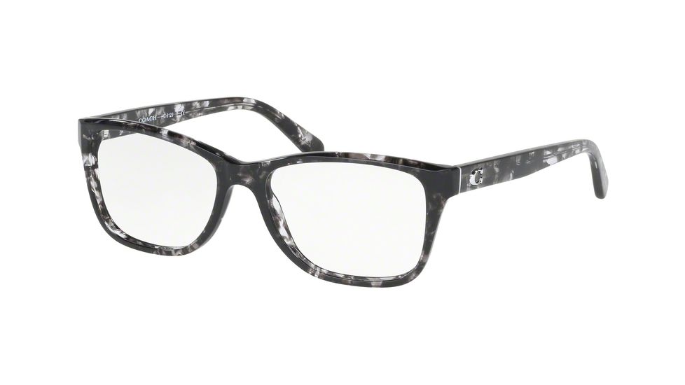 Coach HC6129F Prescription Eyeglasses, 54mm, Black Tortoise, HC6129F-5563-54-SV