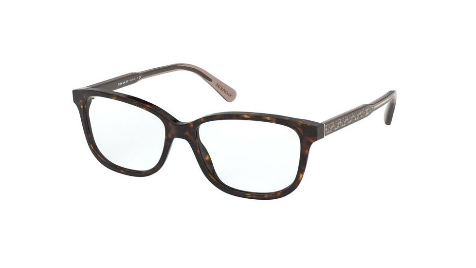 Coach HC6143 Eyeglass Frames 5120-52 - Dark Tortoise