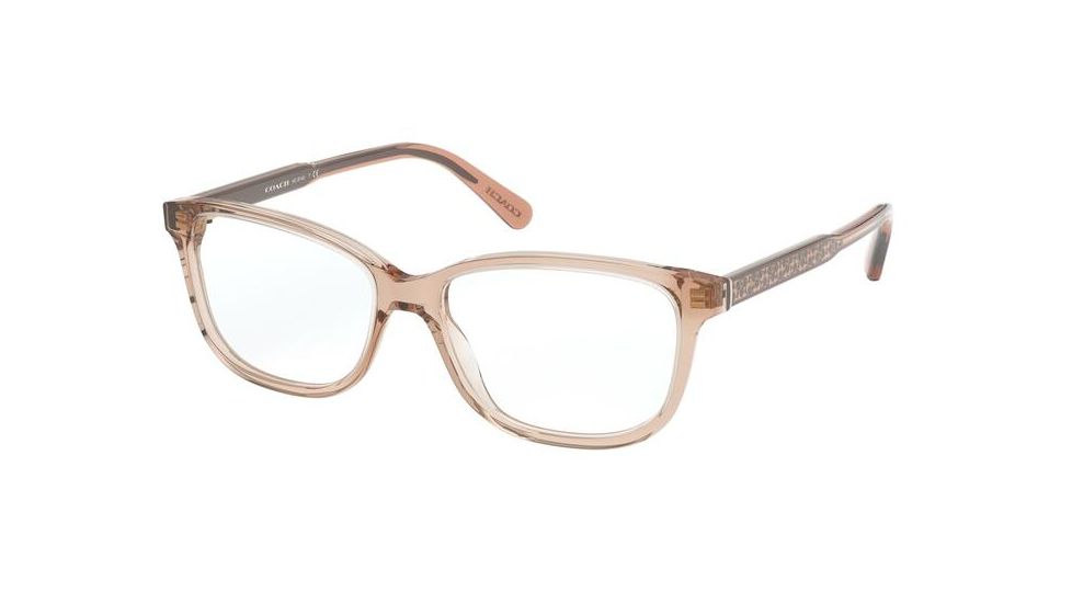 Coach HC6143 Eyeglass Frames 5561-52 - Transparent Champagne