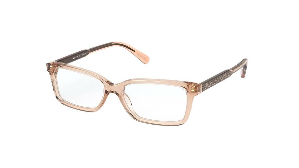 Coach HC6145 Eyeglass Frames 5561-51 - Transparent Champagne