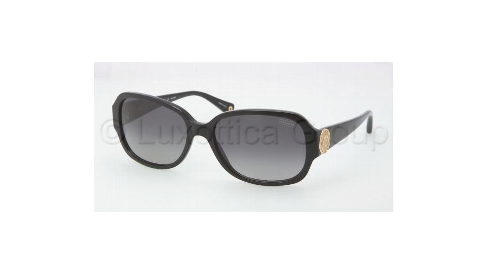 Coach L019 ALLIE HC8015 Sunglasses 5002T3-5817 - Black Polarized Gray Gradient