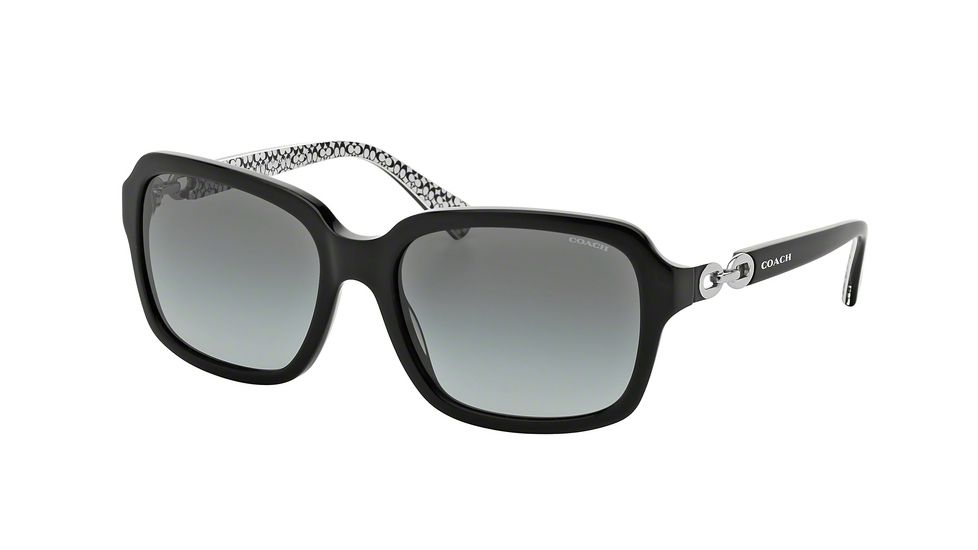 Coach L081 ASHLEY HC8104 Sunglasses 521411-57 - , Grey Gradient Lenses