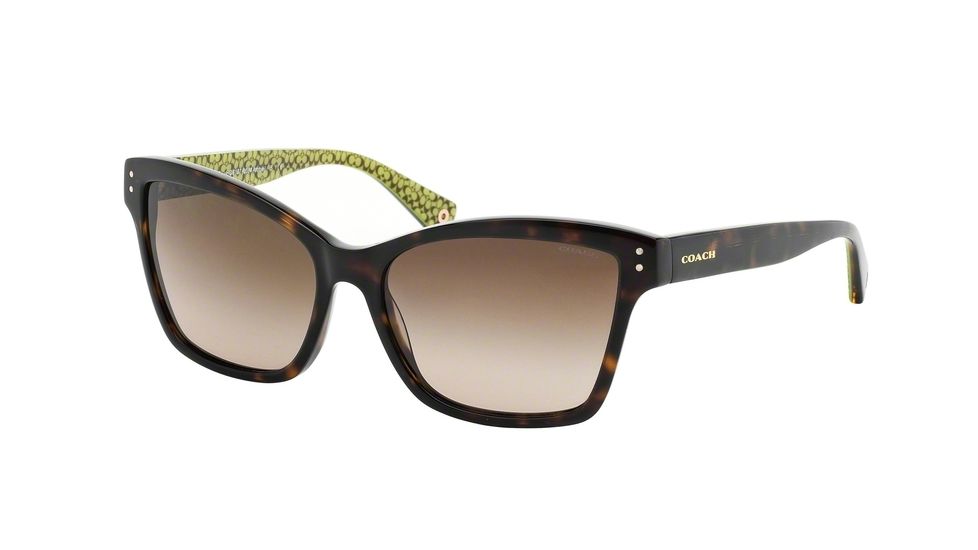 Coach L084 ARCHIE HC8107 Sunglasses 523213-55 - , Dark Brown Gradient Lenses