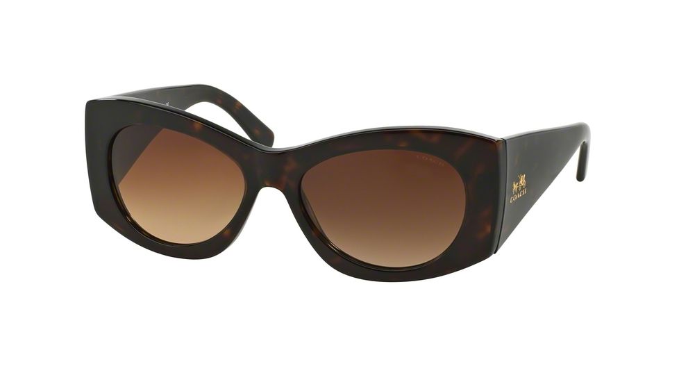 Coach L106 CHARLEY HC8127 Sunglasses 512013-54 - , Brown Gradient Lenses