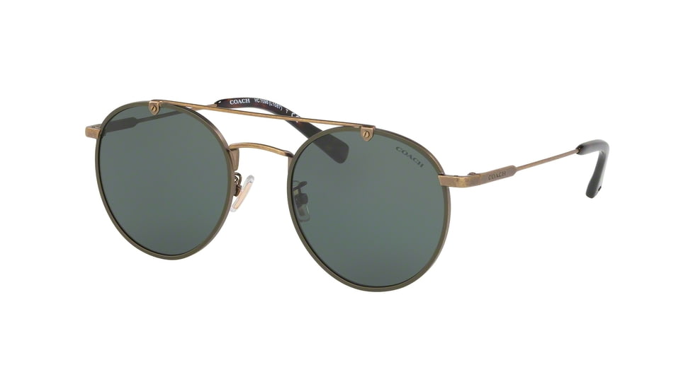 Coach L1087 HC7098 Sunglasses 933371-52 - , Dark Green Lenses