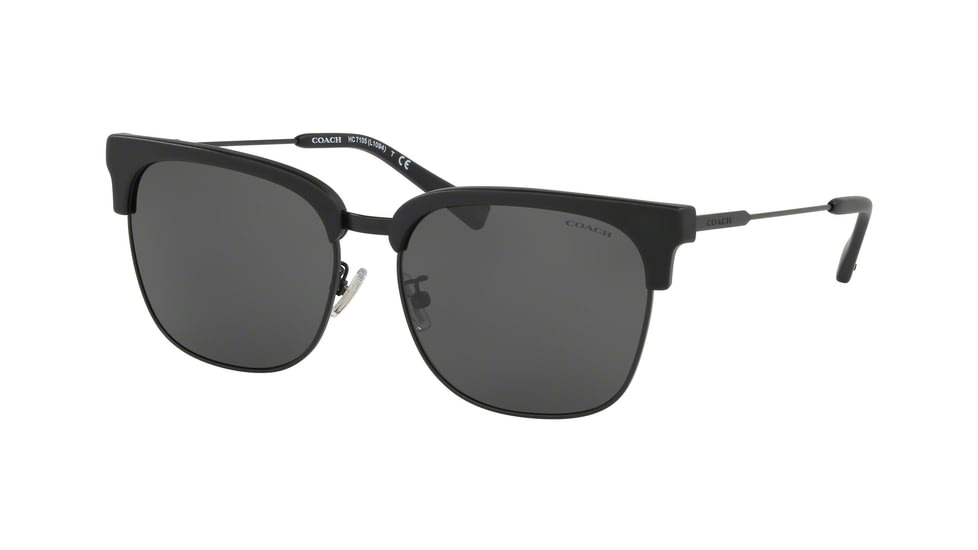 Coach L1094 HC7105 Sunglasses 500287-58 - , Grey Solid Lenses