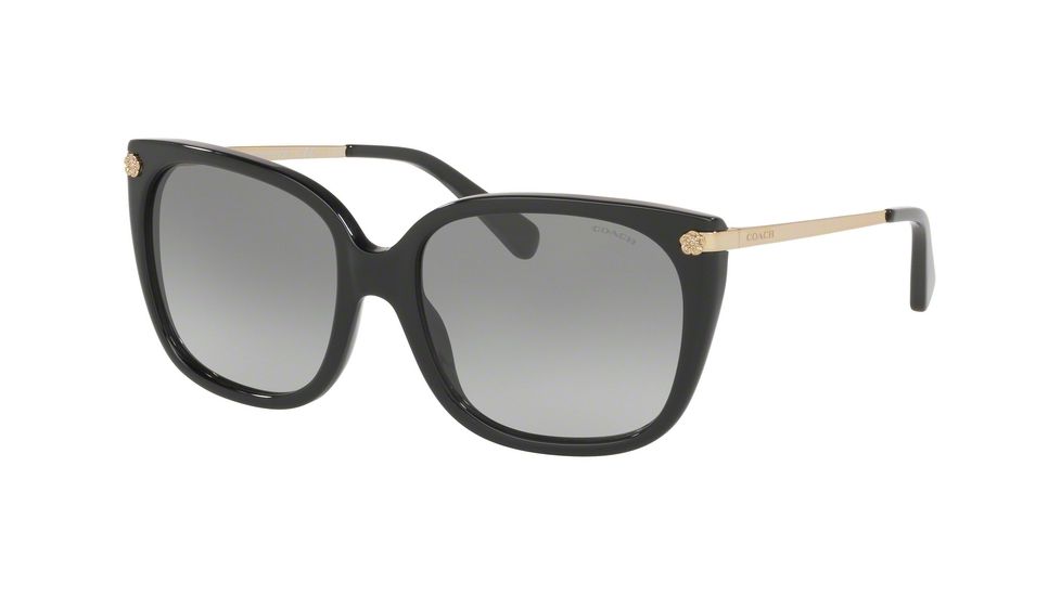 Coach L1098 HC8272F Sunglasses 500211-56 - , Grey Gradient Lenses