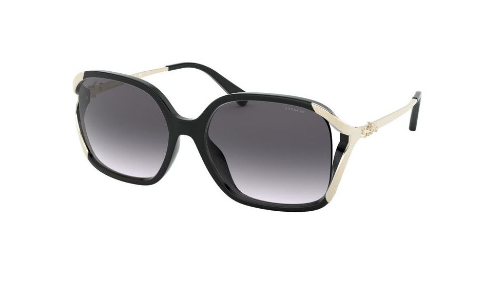 Coach L1116 HC8280U Sunglasses 50028G-57 - , Grey Gradient Lenses