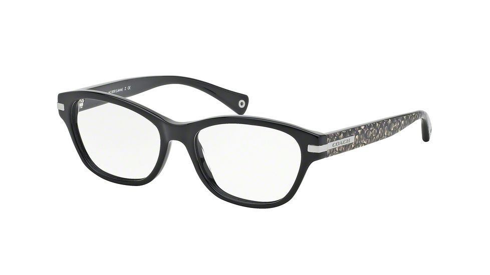 Coach LAKOTA HC6050 Eyeglass Frames 5226-53 - Black/Beige Frame