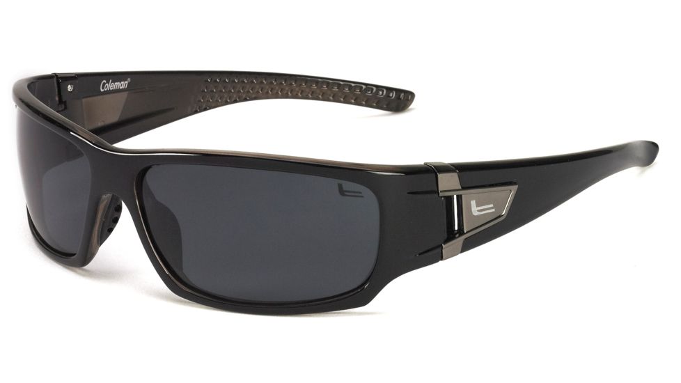 Coleman Grizzly Sunglasses - Black Frame and Smoke Lens 842749030746