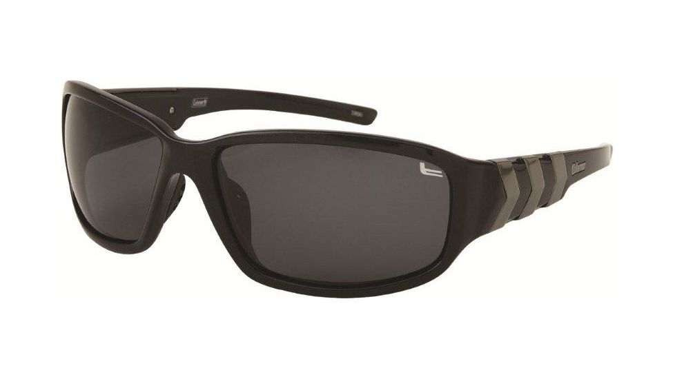 Coleman TR90 Fashion 6504 Single Vision Prescription Sunglasses - Black  Frame CC2 6504-C1RX