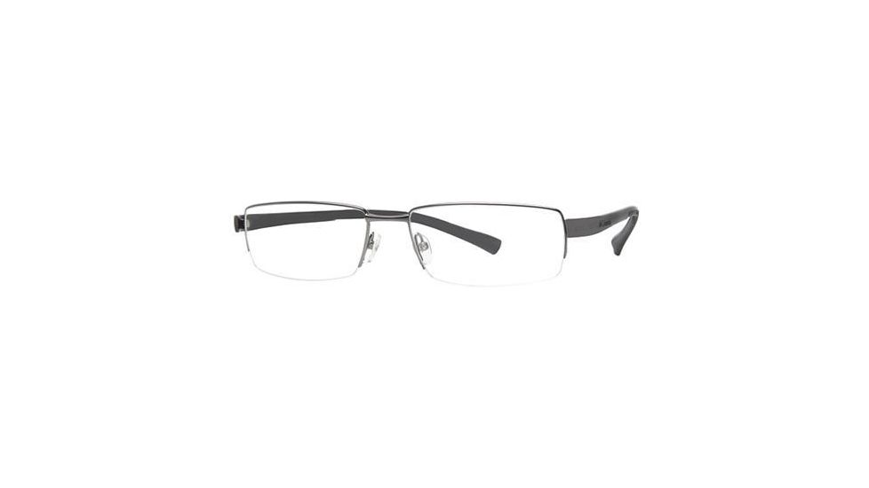 Columbia Big Horn Progressive Prescription Eyeglasses - Frame Semi Matte Lite Gun/Grey-Black CBBIGHORN02