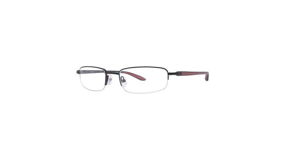 Columbia Cliff Lake 131 Single Vision Prescription Eyeglasses - Frame Black/Red, Size 52/19mm CBCLIFFLAKE13103